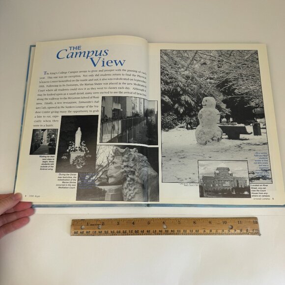 Vtg 1999 Volume 52 Kings College Wilkes Barre PA Above and Beyond Regis Yearbook - Picture 8 of 8